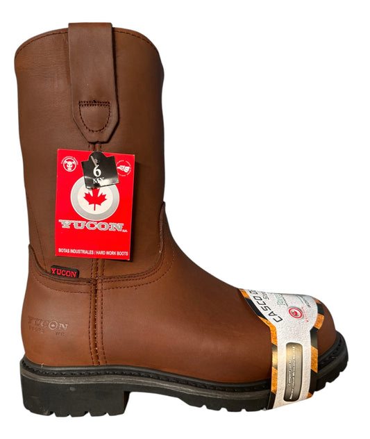 Bota Industrial Casco Acero Vaquera Caballero Purepecha