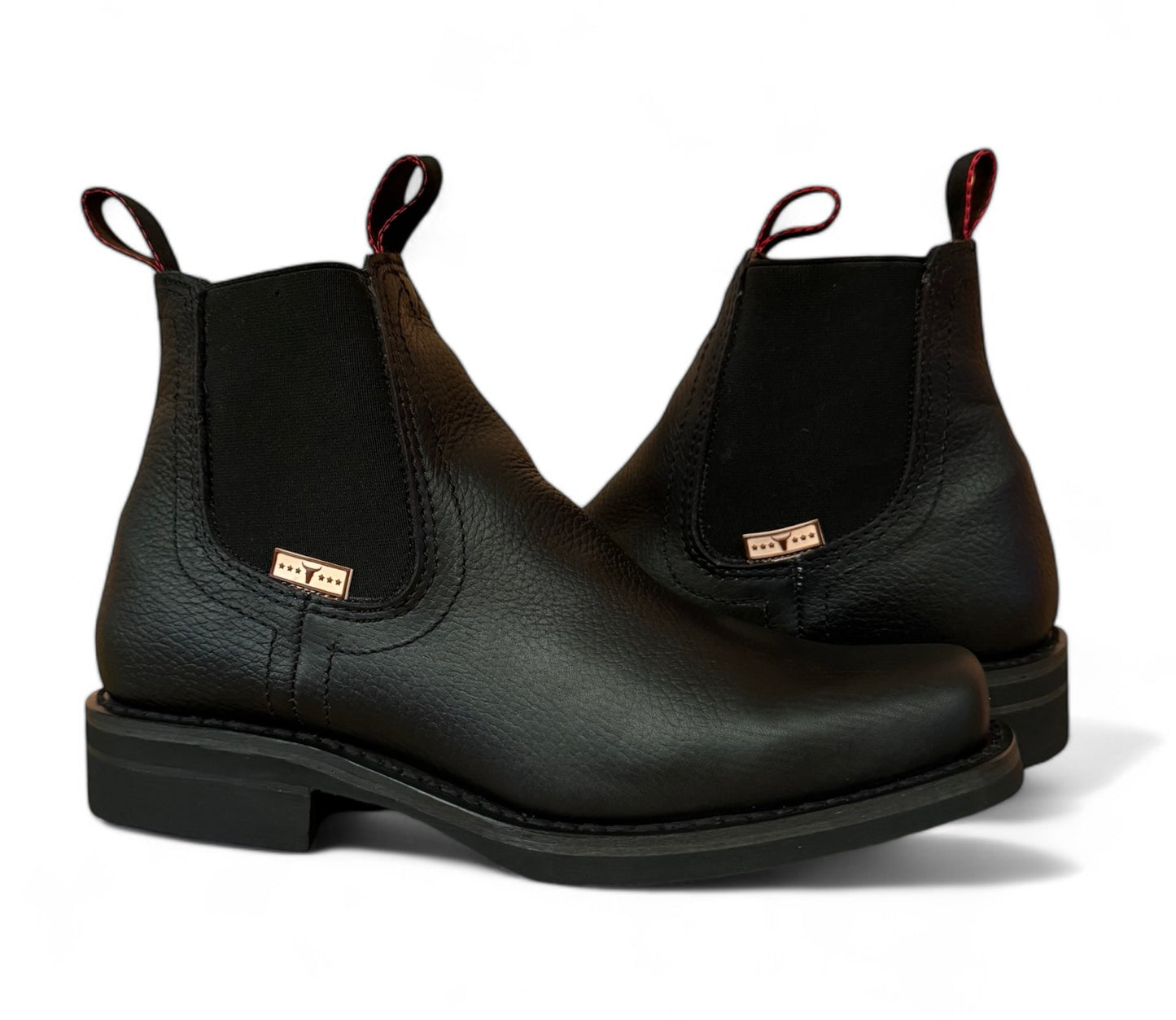 Bota Estilo Vaquero Rodeo Piel Caballero Elegante De Vestir