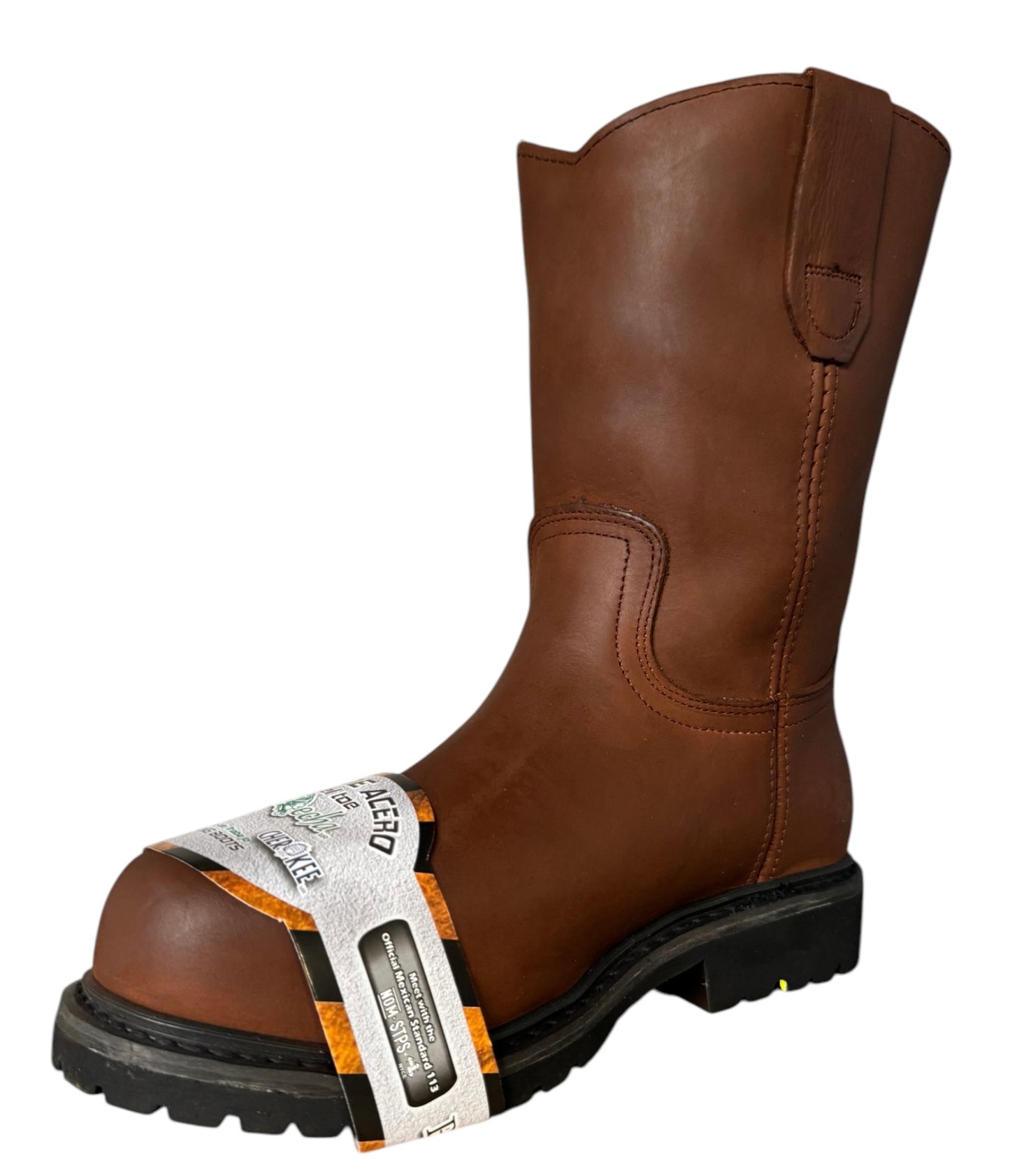 Bota Industrial Casco Acero Vaquera Caballero Purepecha