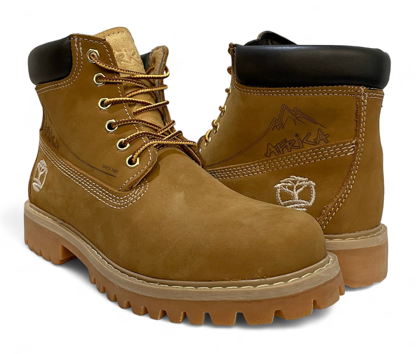 Bota Estilo Timberland Color Negro Uso Casual Uso