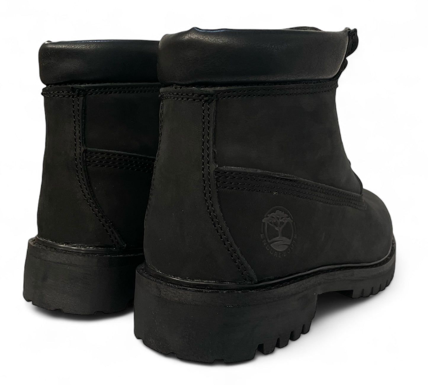 Bota Estilo Timberland Color Negro Uso Casual Uso Rudo Piel%