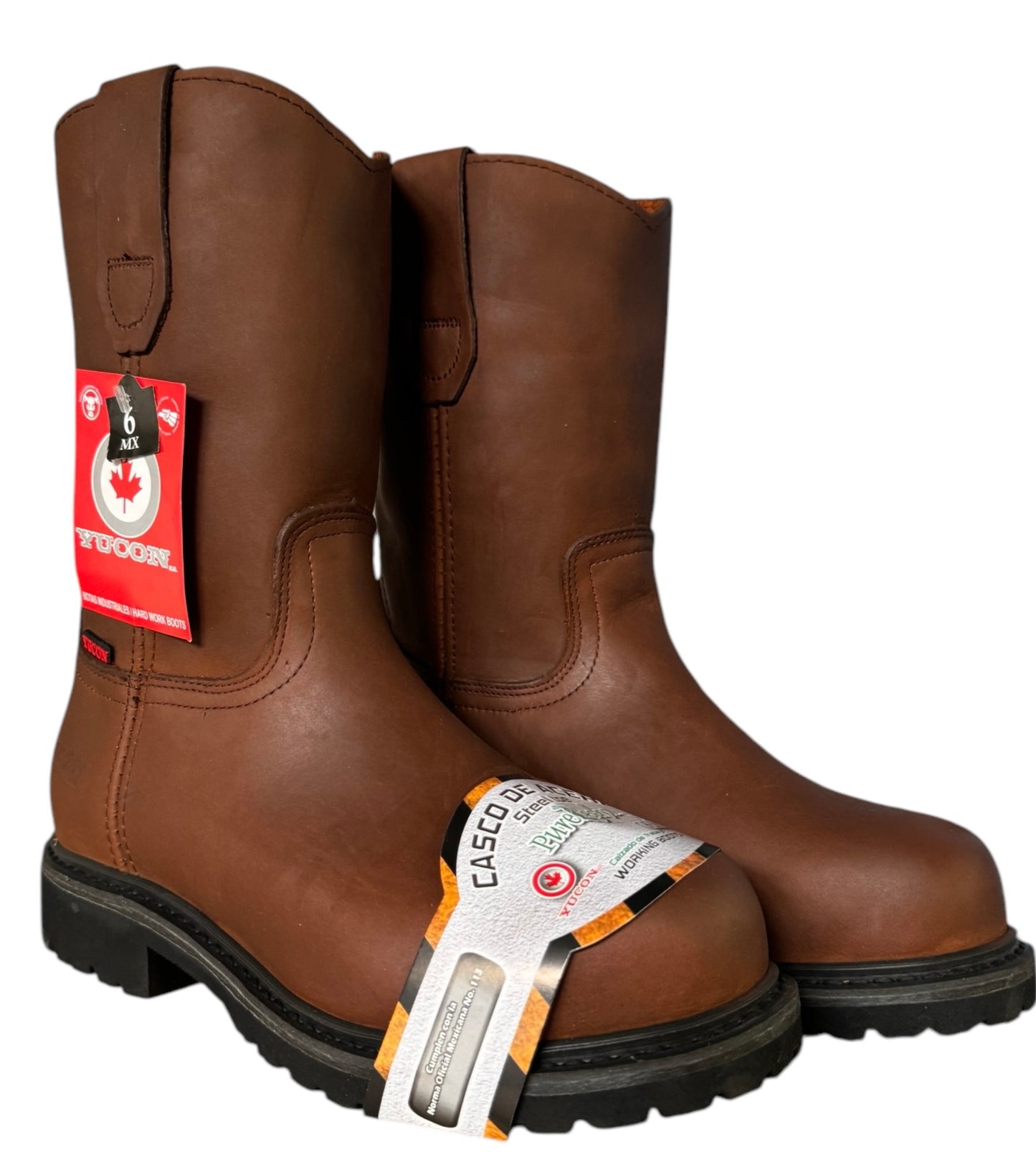 Bota Industrial Casco Acero Vaquera Caballero Purepecha