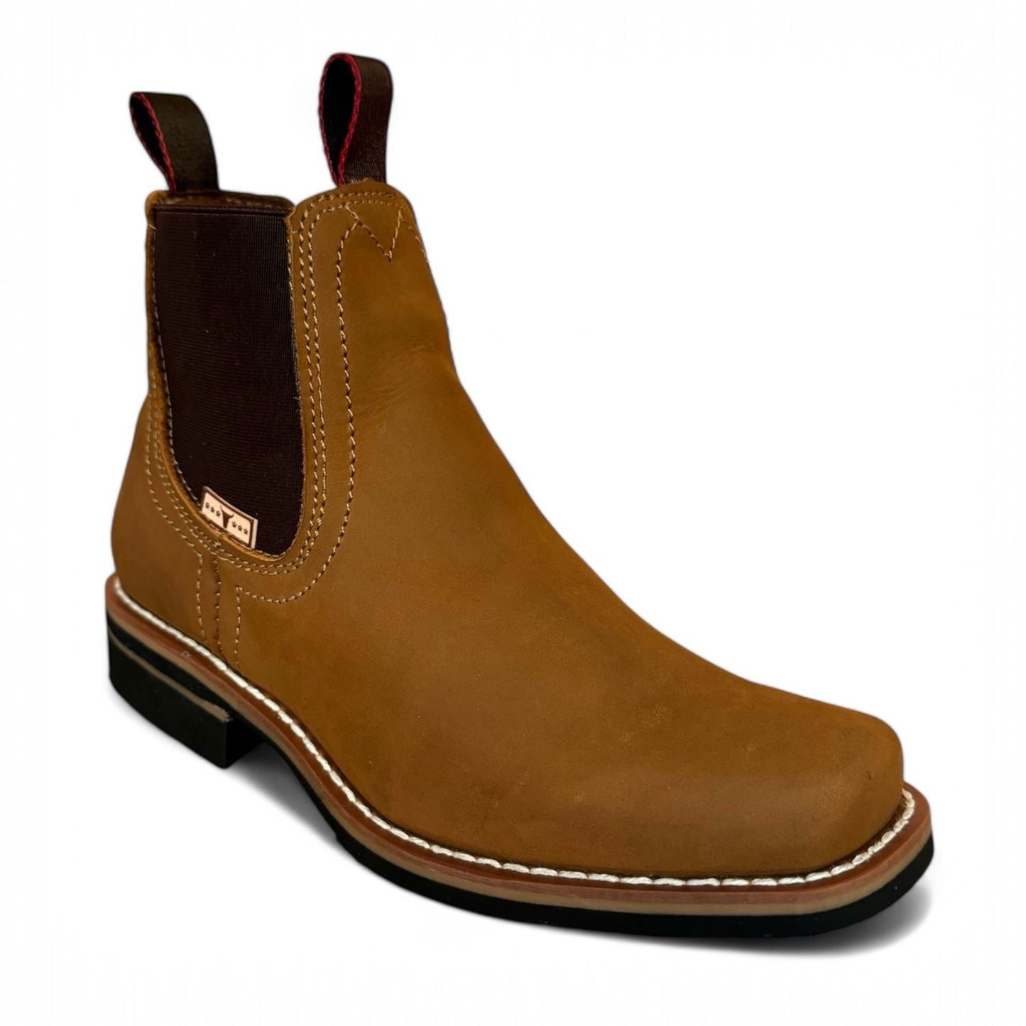 Bota Estilo Vaquero Rodeo Piel Caballero Elegante De Vestir