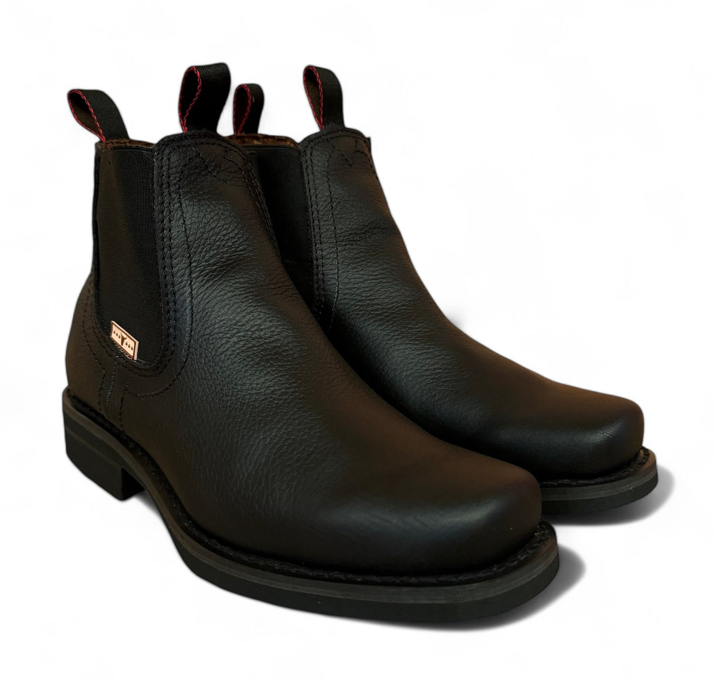 Bota Estilo Vaquero Rodeo Piel Caballero Elegante De Vestir