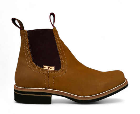 Bota Estilo Vaquero Rodeo Piel Caballero Elegante De Vestir