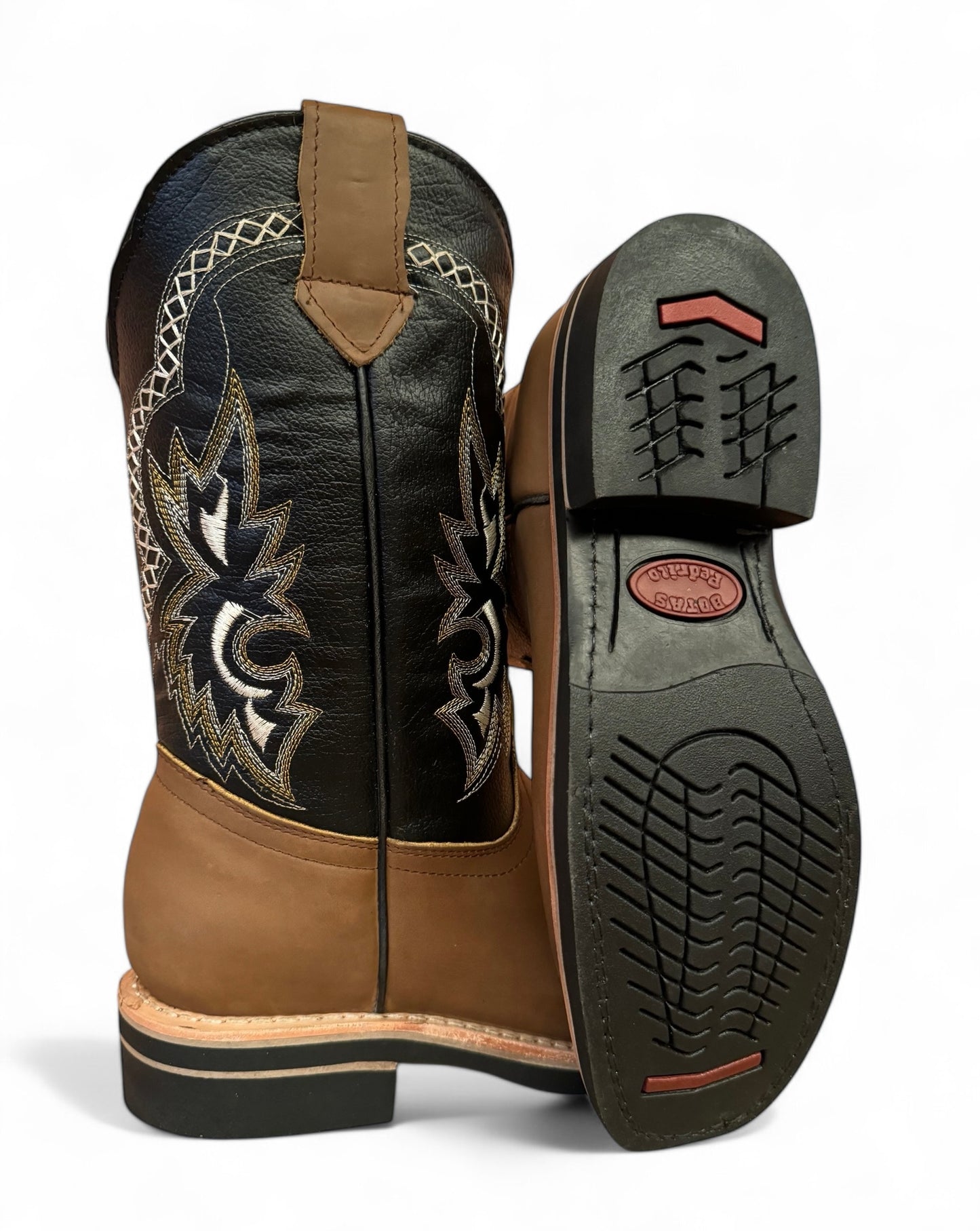 Bota Vaquera Rodeo Elegante Caballero Calidad Piel Texanas