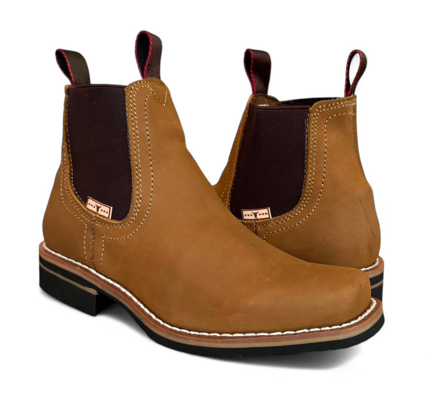 Bota Estilo Vaquero Rodeo Piel Caballero Elegante De Vestir