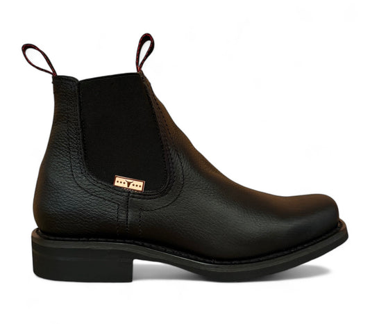 Bota Estilo Vaquero Rodeo Piel Caballero Elegante De Vestir